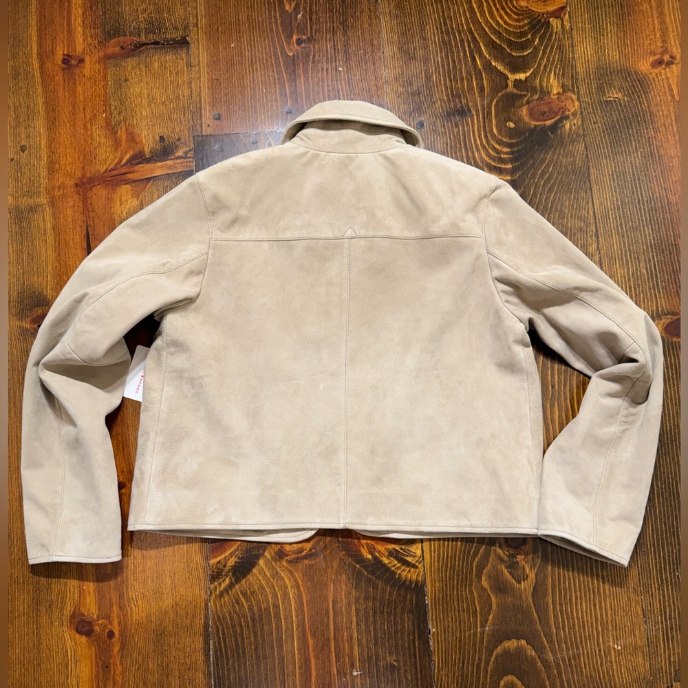 Suede Leather Jacket M - Picture 7 of 8